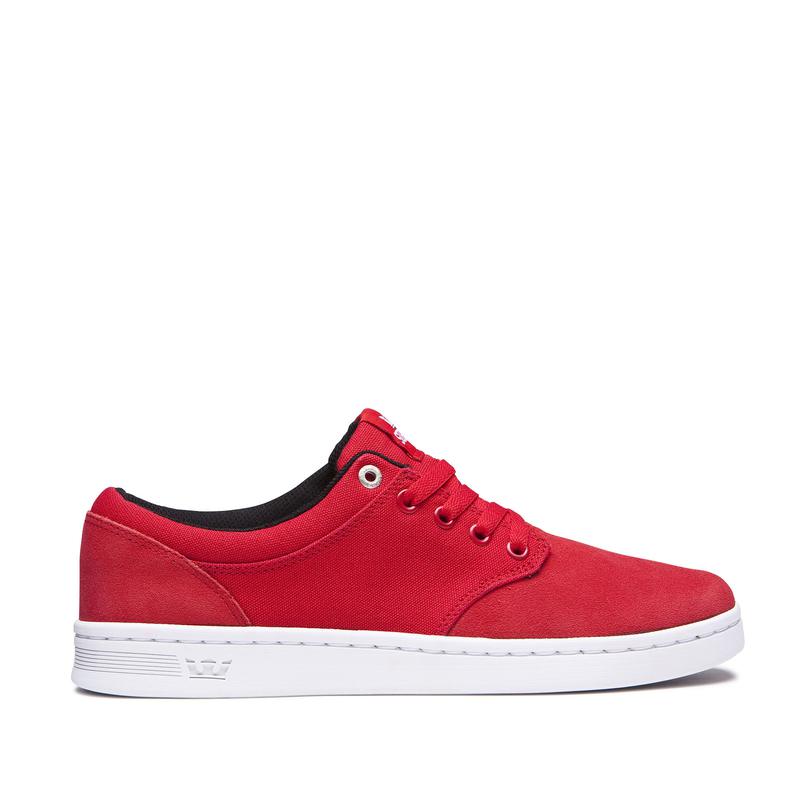 Zapatillas Bajas Supra Argentina Mujer - CHINO COURT Rojas (OYFJZ-3750)